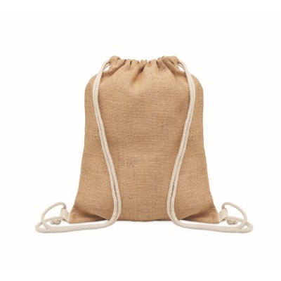 Bolsa de cuerdas de yute personalizada